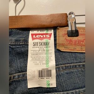 NWT Levi’s 10 HUSKY skinny jeans